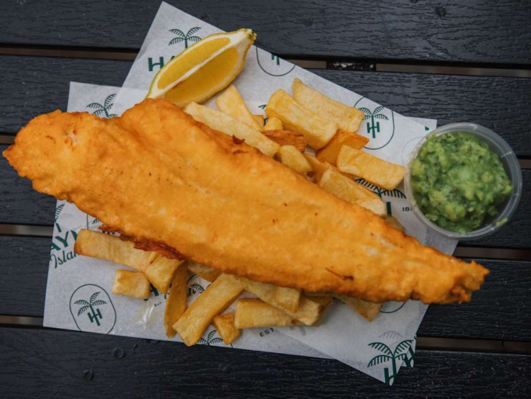 Traditional Fish and Chips at The Hayes slider image