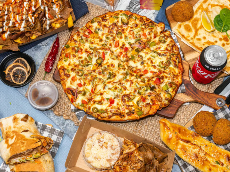 Turquoise Kebab and Pizza slider image