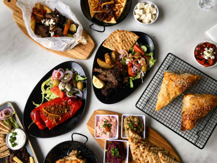 Platos Greek Chargrill slider image